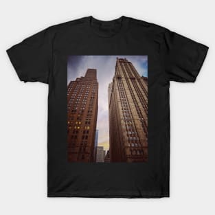 City Hall Park Skyscrapers Manhattan NYC T-Shirt